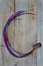 clip in feather extensions