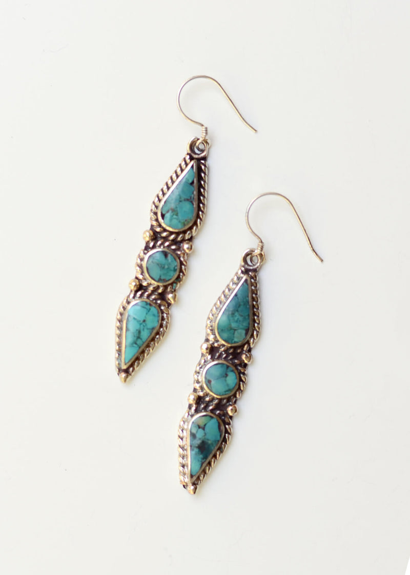Drops of Paradise Turquoise Earrings