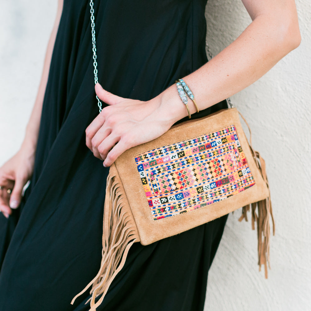 Vegan Fringe Handbag
