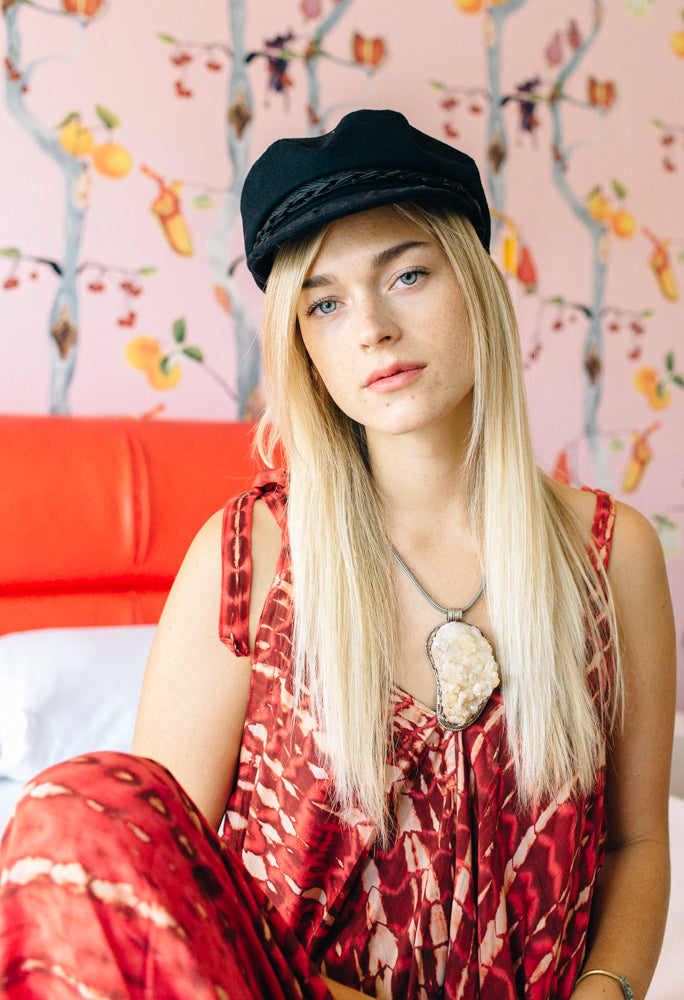 raw quartz crystal necklace