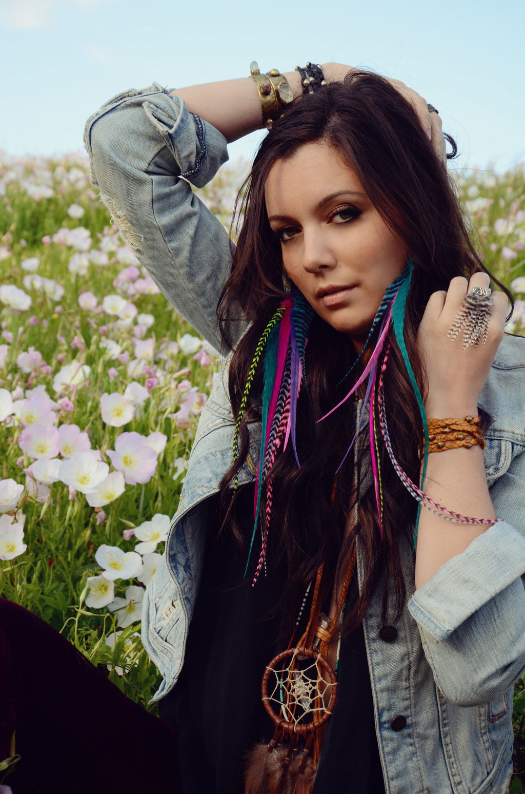 Friday Night Lights Feather Earrings