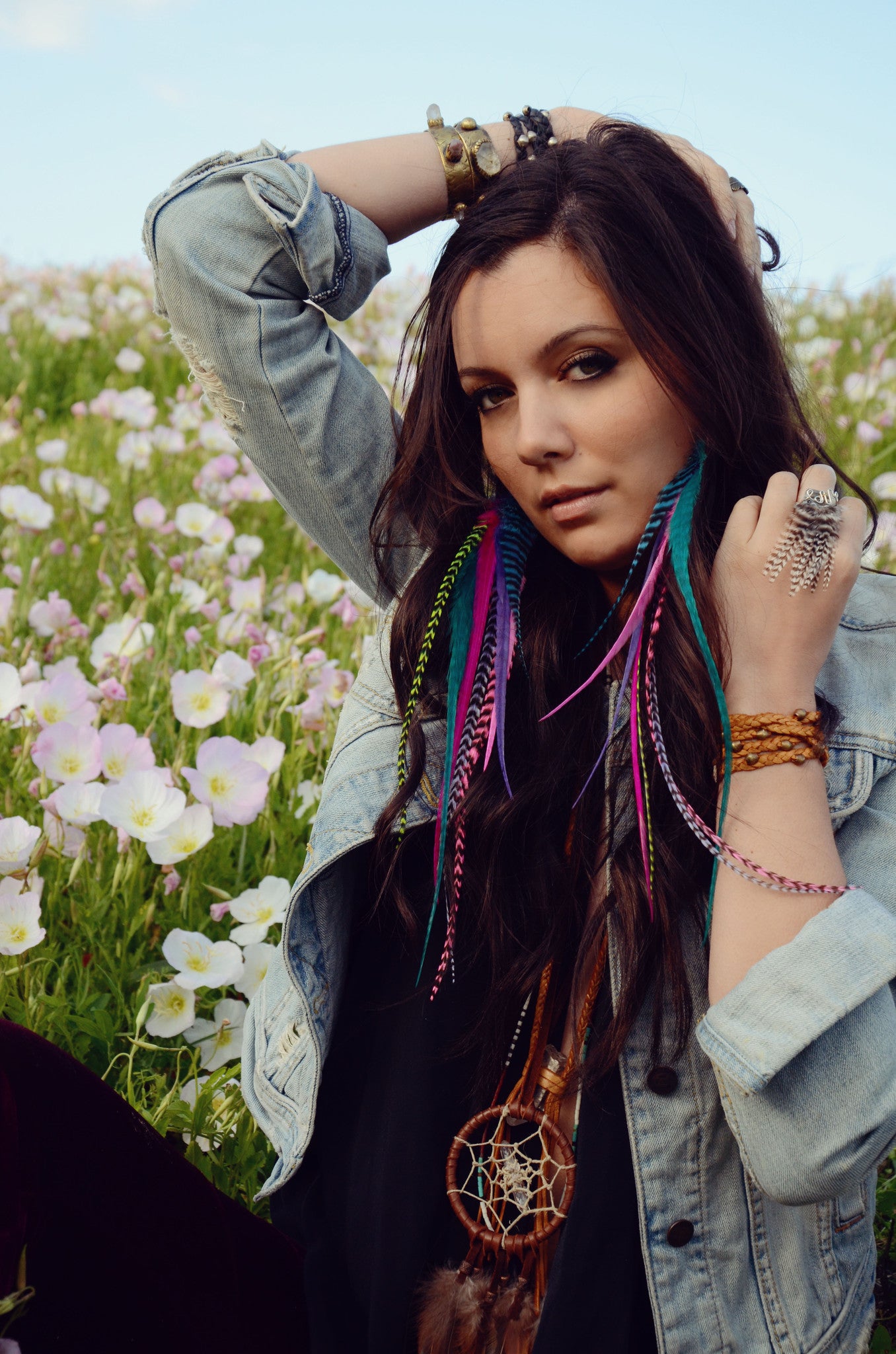 Friday Night Lights Feather Earrings
