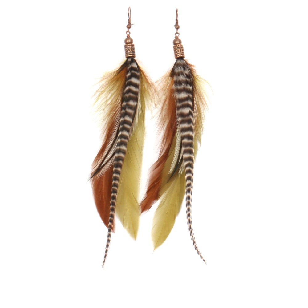 You're a Natural Feather Earrings