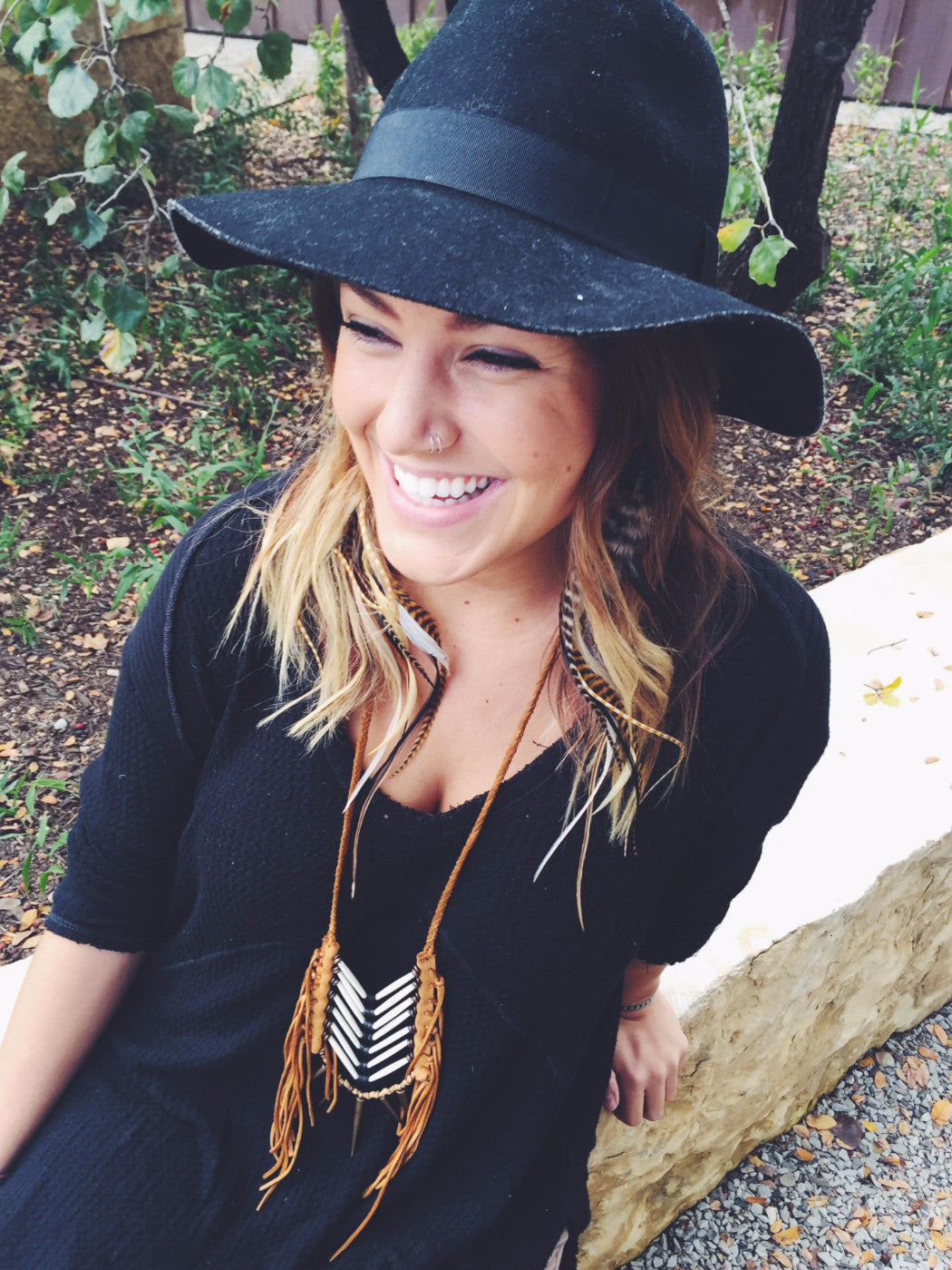 Shine On Feather Earrings