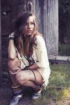 Into The Mystic Feather Earrings