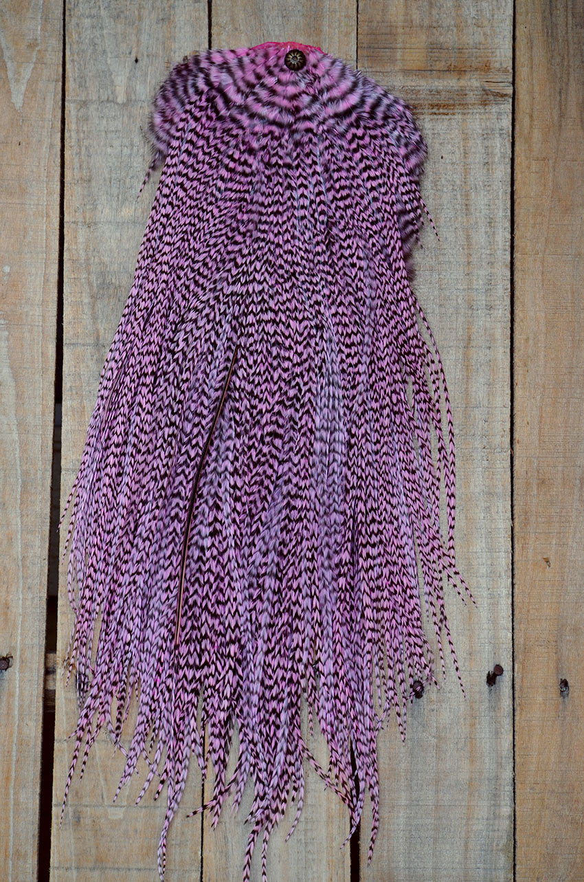 shell baby pink feather saddle