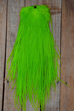 chartreuse feather saddle