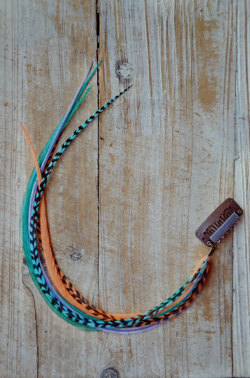 clip in feather extensions