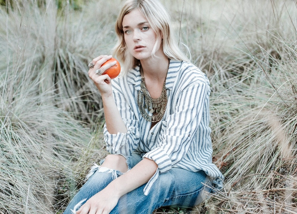 All That Glitters Is Brass Necklace