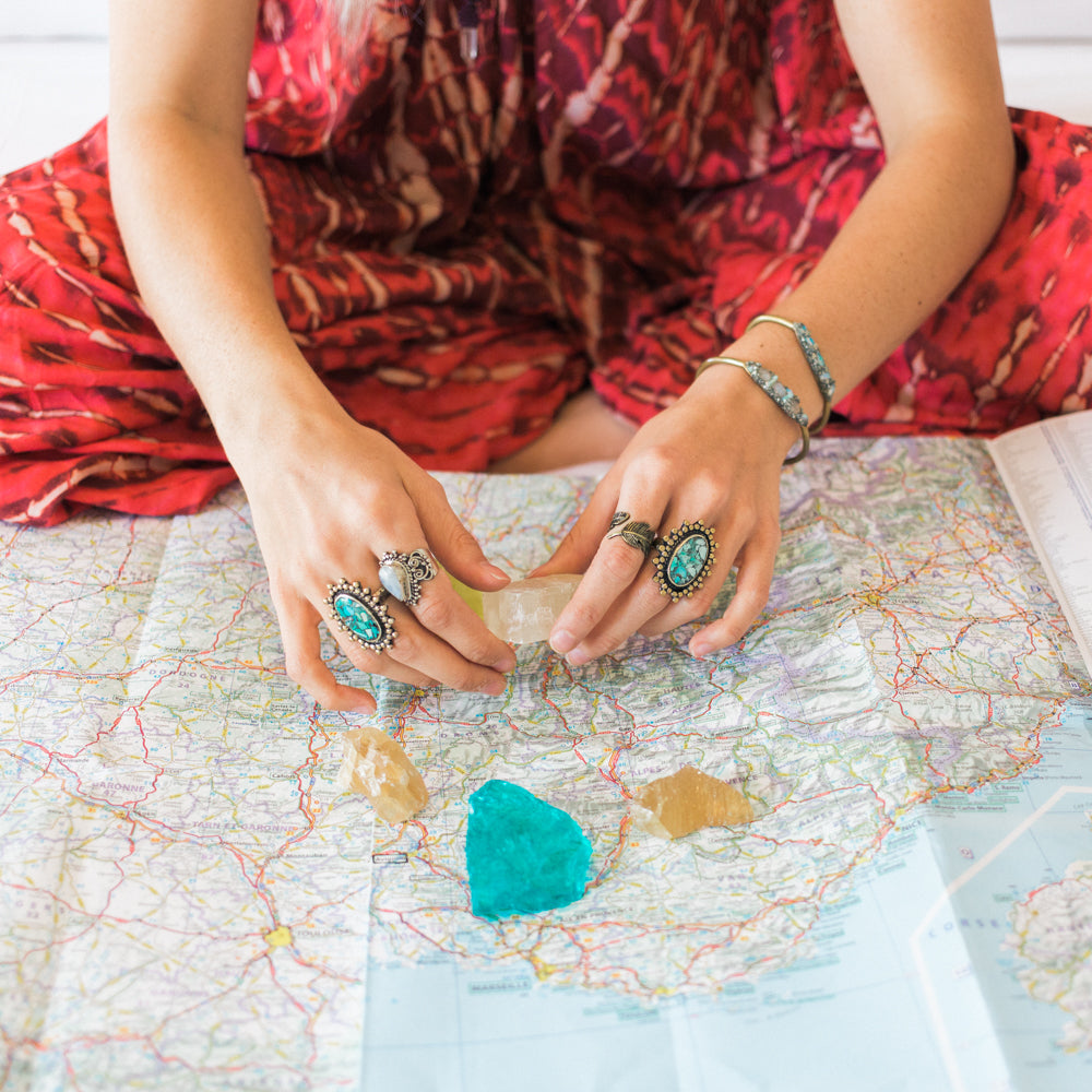 Suns of Paradise Turquoise Ring