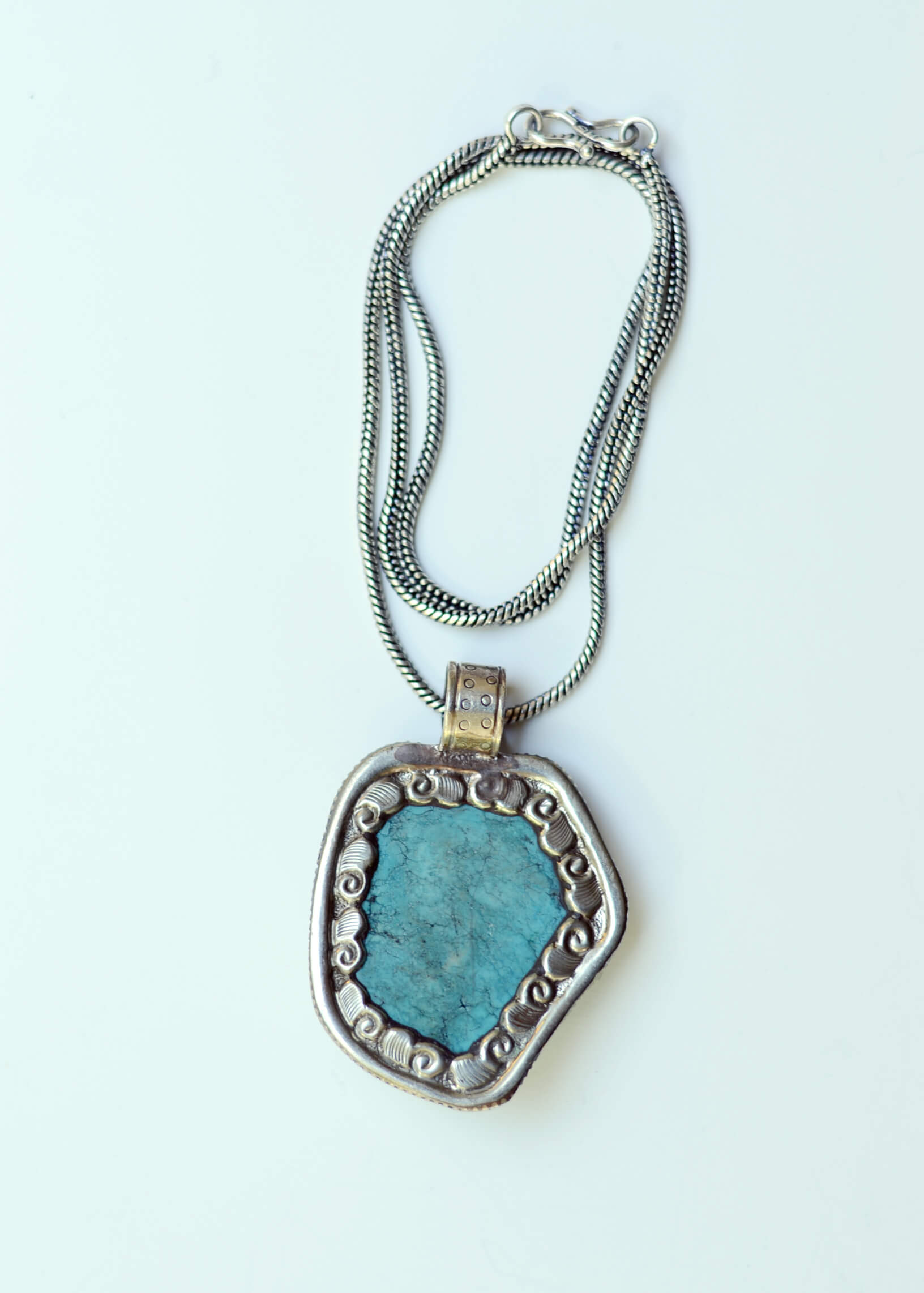 raw Turquoise Necklace