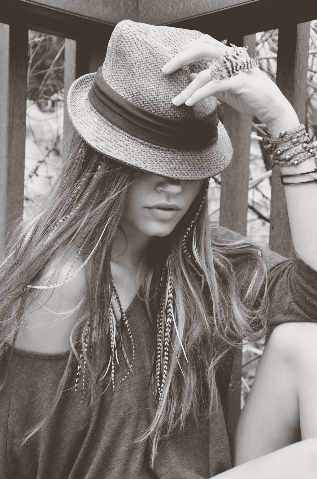 clip in feather extensions