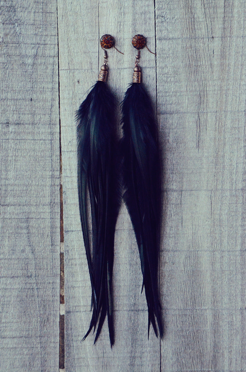 Into The Mystic Feather Earrings