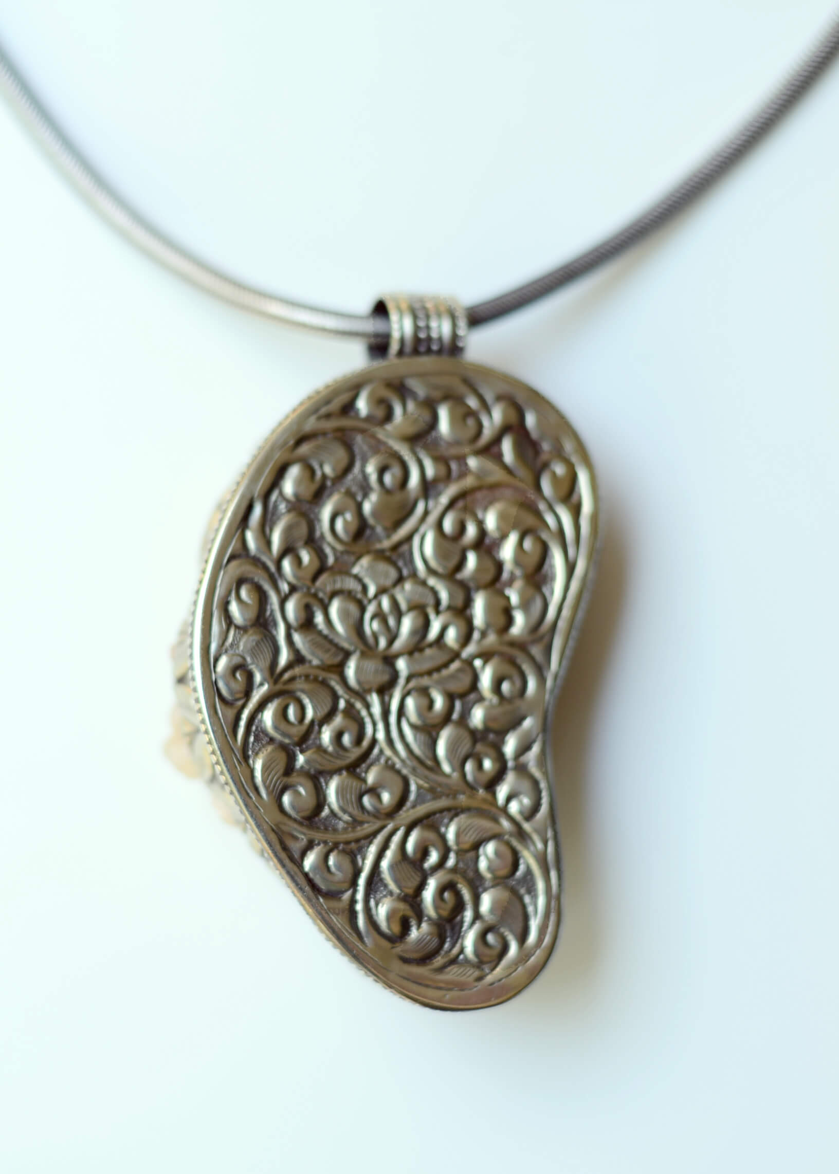 raw quartz crystal necklace