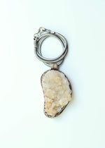raw quartz crystal necklace