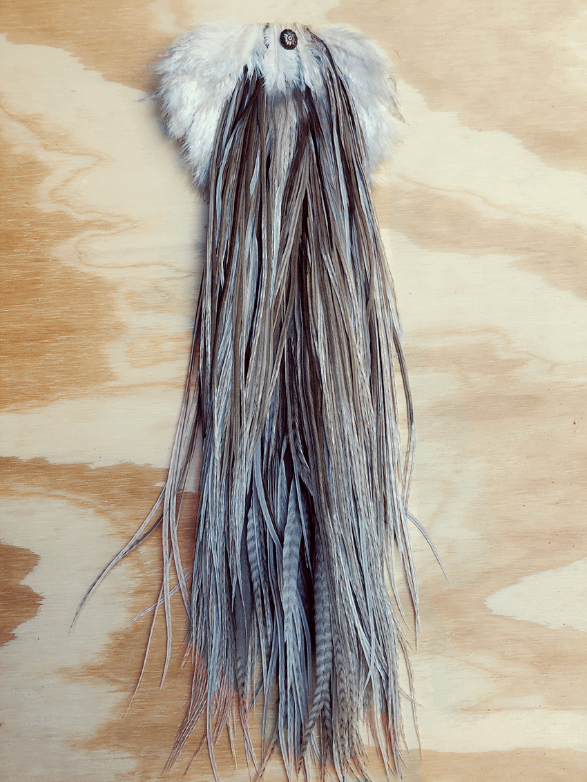 Single Hair Feather | Medium 7-11 inches