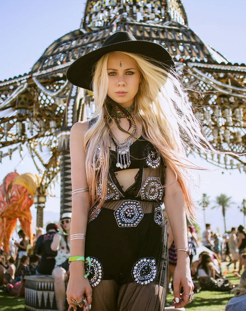 coachella feather earrings
