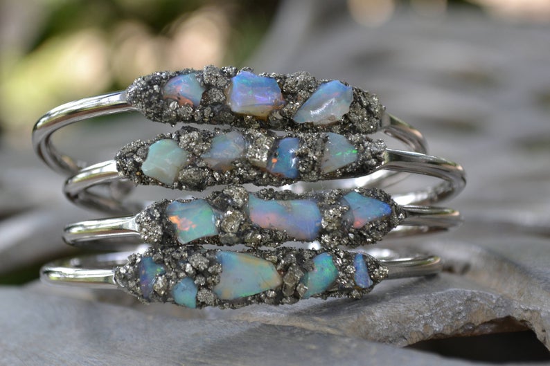 opal & pyrite