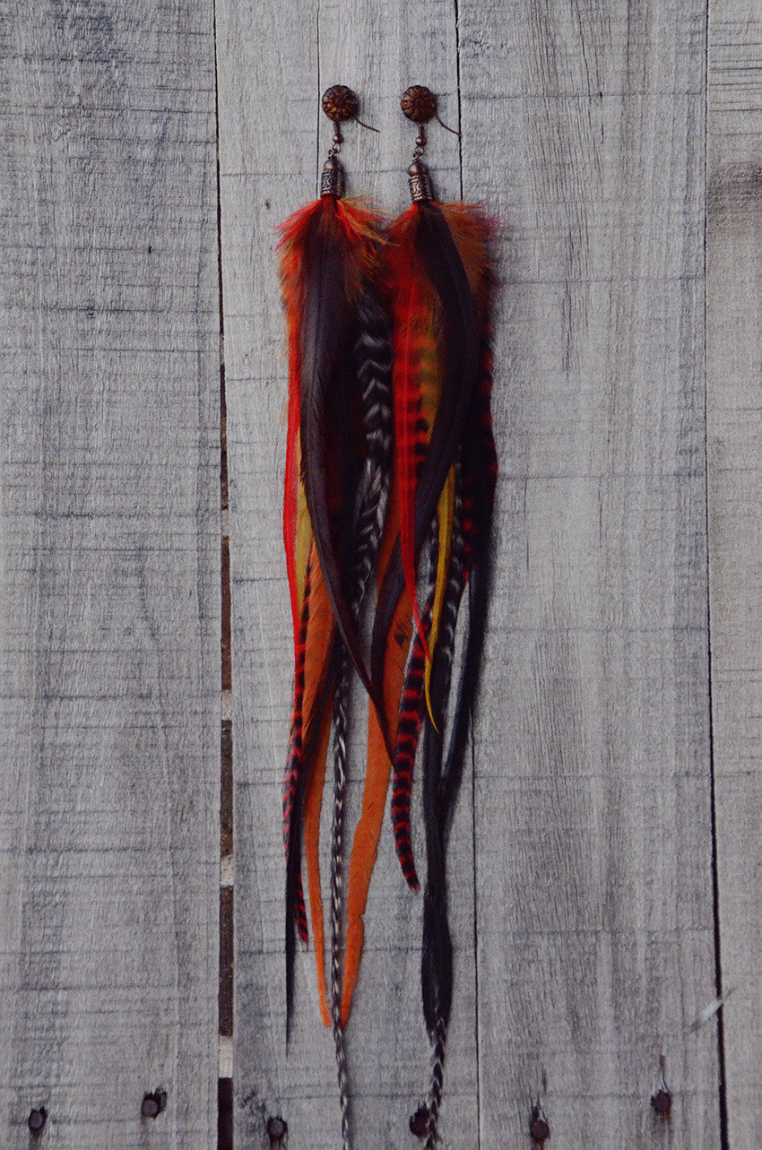 Starfire Feather Earrings