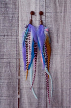 Tale as Old as Time Feather Earrings