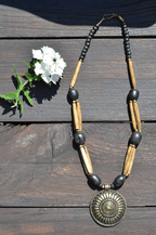 Wooden Amulet Necklace