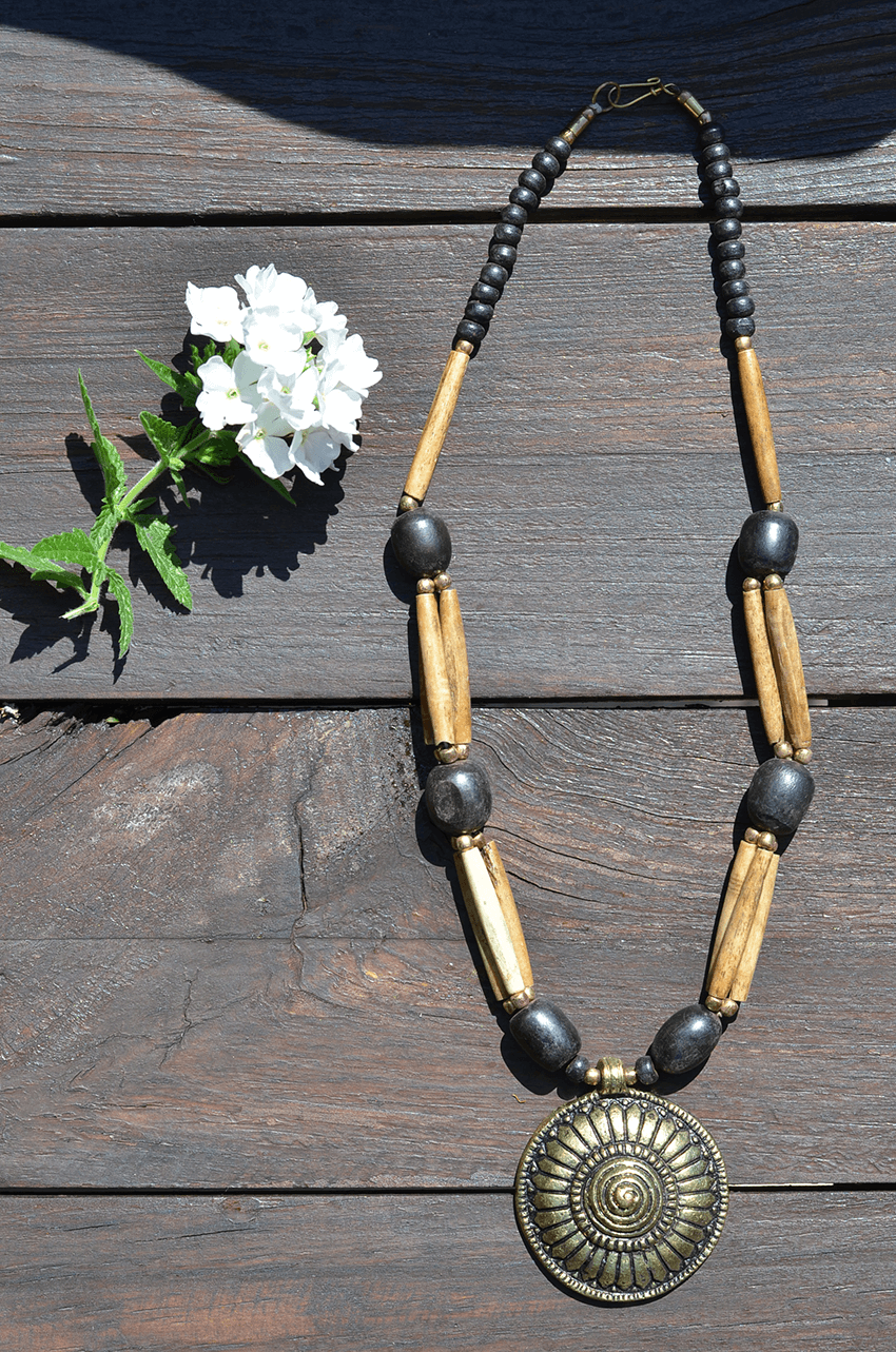 Wooden Amulet Necklace