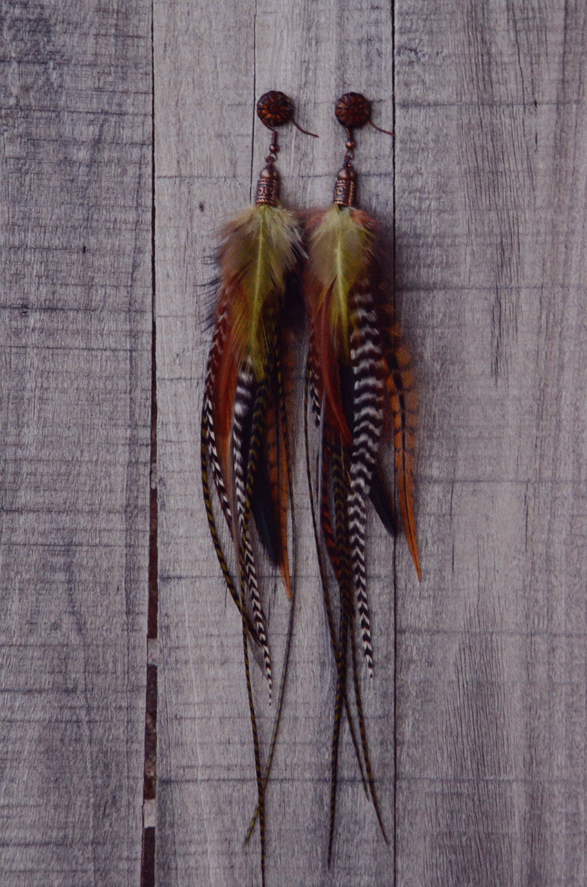 You're a Natural Feather Earrings