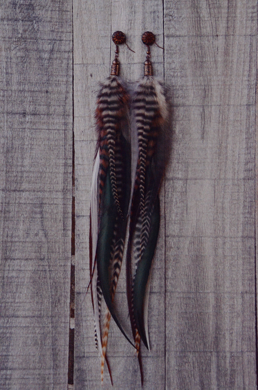 You're a Natural Feather Earrings